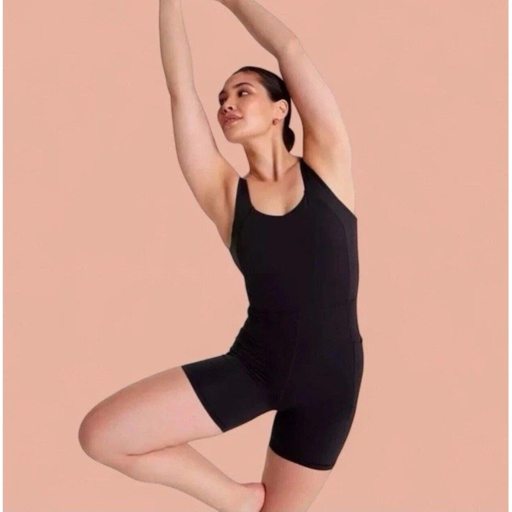 Calia Inspire Bodysuit Women's  Medium Black Breathable -NWT $108